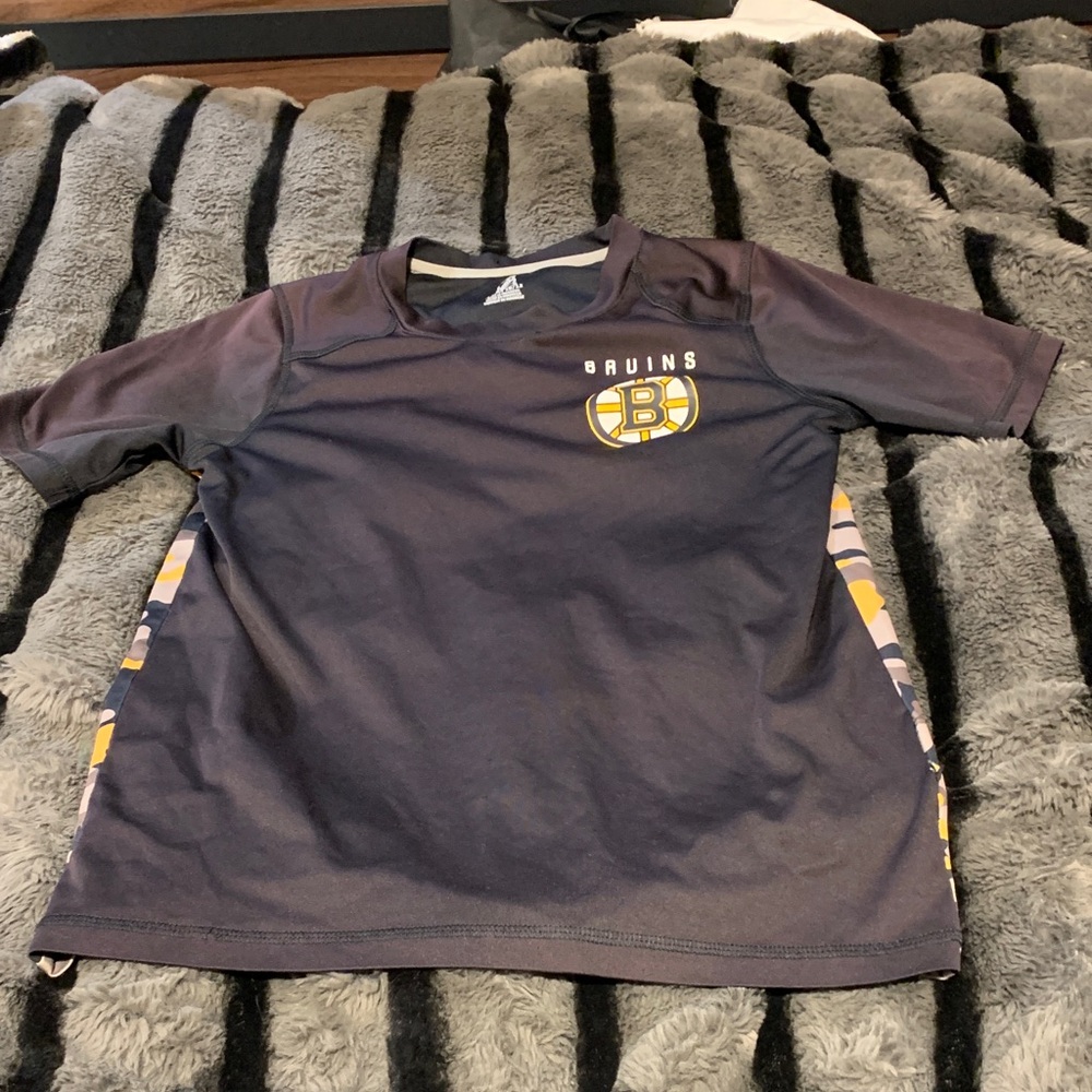 #611 “NHL” Kids Bruins brown T-Shirt